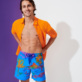 男款 Classic 印制 - 男士 2013 Rio 360° 泳装, Sea blue 正面穿戴视图