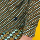Andere Bedruckt - Smoked Fish Unisex Sommerhemd aus Baumwollvoile, Saphir Details Ansicht 1