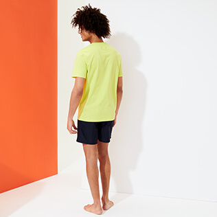 Herren Andere Uni - Einfarbiges T-Shirt aus Bio-Baumwolle für Herren, Coriander supp4 Herren Andere Uni - Einfarbiges T-Shirt aus Bio-Baumwolle für Herren, Coriander supp4