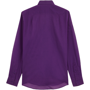 Andere Uni - Unisex Solid Hemd aus Baumwollschleier, Pflaume back Andere Uni - Unisex Solid Hemd aus Baumwollschleier, Pflaume back