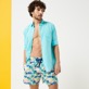 Men Others Printed - Men Swimwear Ultra-light and packable Urchins & Fishes, White details view 2