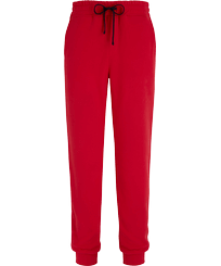 Men Others Solid - Men Jogger Cotton Pants Solid, Burgundy front view