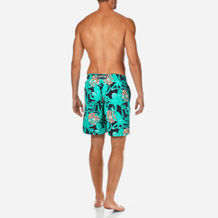 Men Long Printed - Octopussy et Coquillages Long Cut Swim shorts, Navy backworn Men Long Printed - Octopussy et Coquillages Long Cut Swim shorts, Navy backworn