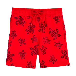 Niños Autros Estampado - Bañador con estampado Tortues Flockées, Amapola front Niños Autros Estampado - Bañador con estampado Tortues Flockées, Amapola front