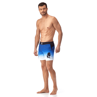 Homme CEINTURE PLATE Imprimé - Maillot de bain coupe ajustée Karl Lagerfeld, Ocean frontworn Homme CEINTURE PLATE Imprimé - Maillot de bain coupe ajustée Karl Lagerfeld, Ocean frontworn
