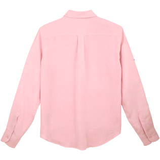 女款 Others 纯色 - 女士纯色长袖亚麻衬衫, Peony back 女款 Others 纯色 - 女士纯色长袖亚麻衬衫, Peony back