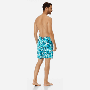 Hombre Clásico largon Estampado - Bañador de corte largo con estampado Double Focus para hombre - De venta exclusiva en la tienda en línea, Menta backworn Hombre Clásico largon Estampado - Bañador de corte largo con estampado Double Focus para hombre - De venta exclusiva en la tienda en línea, Menta backworn