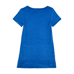 Filles AUTRES Uni - Robe en Eponge Fille Unie, Bleu de mer back Filles AUTRES Uni - Robe en Eponge Fille Unie, Bleu de mer back