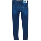 Femme AUTRES Uni - Jean 5 poches stretch femme, Med denim w2 vue de dos