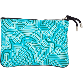 Bags Estampado - Bolsa de playa con cremallera y estampado Hypnotic Turtles, Curazao back Bags Estampado - Bolsa de playa con cremallera y estampado Hypnotic Turtles, Curazao back
