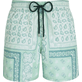 Men Classic Printed - Men Swimwear Bandana - Vilebrequin x BAPE® BLACK, Mint front view