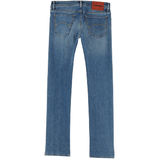 Hombre Autros Liso - Vaqueros rectos con cinco bolsillos para hombre, Light denim w3 back Hombre Autros Liso - Vaqueros rectos con cinco bolsillos para hombre, Light denim w3 back