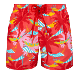 Hombre Clásico Estampado - Bañador con estampado Ibiza para hombre, Hibisco front Hombre Clásico Estampado - Bañador con estampado Ibiza para hombre, Hibisco front