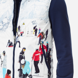 Autros Estampado - Chaleco reversible con estampado Massimo Vitali unisex, Cielo azul supp1 Autros Estampado - Chaleco reversible con estampado Massimo Vitali unisex, Cielo azul supp1