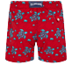 Men Classic Embroidered - Men Swim Trunks Embroidered Turtles Jewels - Limited Edition, Peppers back view
