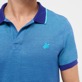 Men Others Solid - Men Changing Cotton Pique Polo Shirt Solid, Azure details view 1