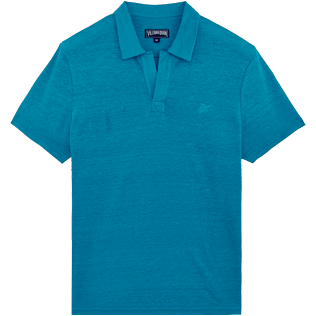 Homme AUTRES Uni - Polo en Voile de Lin Homme Uni, Seychelles front Homme AUTRES Uni - Polo en Voile de Lin Homme Uni, Seychelles front