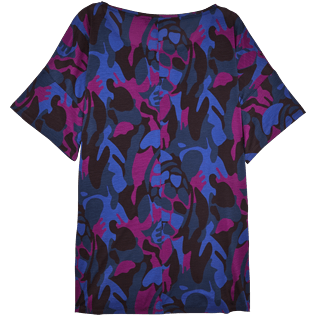 Femme Tee-Shirts Imprimé - Maxi T-shirt Camouflage Turtles, Prune back Femme Tee-Shirts Imprimé - Maxi T-shirt Camouflage Turtles, Prune back