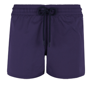 Uomo Classico corto Unita - Costume da bagno corto uomo stretch e aderente a tinta unita, Midnight blue front Uomo Classico corto Unita - Costume da bagno corto uomo stretch e aderente a tinta unita, Midnight blue front