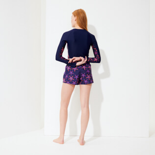 Femme AUTRES Imprimé - T-shirt Anti UV femme Starfish Dance, Saphir backworn Femme AUTRES Imprimé - T-shirt Anti UV femme Starfish Dance, Saphir backworn