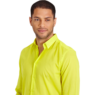 AUTRES Uni - Chemise en voile de coton Unisexe Unie, Gingembre supp1 AUTRES Uni - Chemise en voile de coton Unisexe Unie, Gingembre supp1