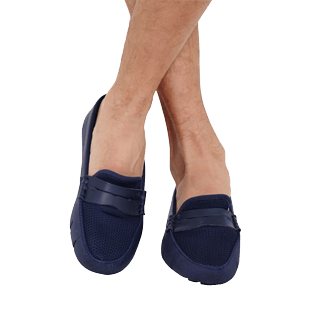 Uomo Altri Stampato - Mocassini Waterproof uomo a tinta unita, Blu marine backworn Uomo Altri Stampato - Mocassini Waterproof uomo a tinta unita, Blu marine backworn