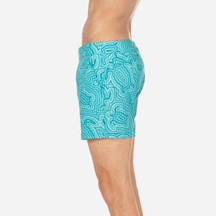 Men Short, Fitted Printed - Men Short and Fitted Stretch Swimwear Hypnotic Turtles, Curacao supp3 Men Short, Fitted Printed - Men Short and Fitted Stretch Swimwear Hypnotic Turtles, Curacao supp3