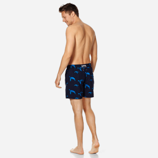Homme BRODES Brodé - Maillot de Bain Homme Broderie Origami Turtles - Édition Limitée, Bleu nuit backworn Homme BRODES Brodé - Maillot de Bain Homme Broderie Origami Turtles - Édition Limitée, Bleu nuit backworn