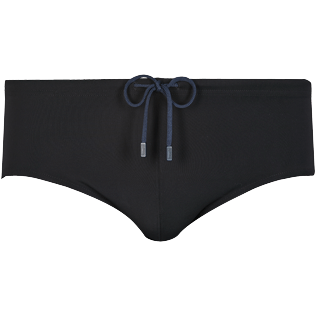 Men Fitted Solid - Men Swim brief Solid, Black front view