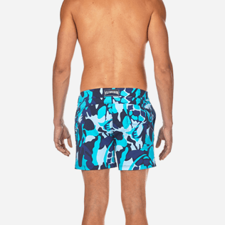 Men Fitted Printed - Camouflage Turtles Fitted cut Swim shorts, Azure supp2 Men Fitted Printed - Camouflage Turtles Fitted cut Swim shorts, Azure supp2