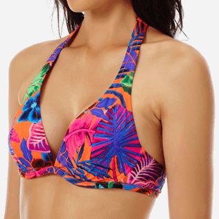 Damen Bügel-Bikini Bedruckt - Porto Rico Bikinioberteil mit Bügel für Damen, Bright orange supp1 Damen Bügel-Bikini Bedruckt - Porto Rico Bikinioberteil mit Bügel für Damen, Bright orange supp1