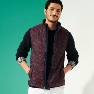 Imagen de Autros Estampado - Chaleco con estampado Micro Ronde Des Tortues unisex, Azul marino detalles vista 4 Imagen de Autros Estampado - Chaleco con estampado Micro Ronde Des Tortues unisex, Azul marino detalles vista 4