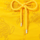 Men Classic Embroidered - Men Swim Trunks Embroidered Vilebrequin Turtles 50 - Limited Edition, Yellow details view 1