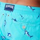 Men Classic Embroidered - Men Swim Trunks Embroidered 2009 Les Requins - Limited Edition, Lazulii blue details view 1