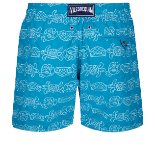 Hombre Bordados Bordado - Bañador bordado con estampado Tulum para hombre - Edición limitada, Seychelles back Hombre Bordados Bordado - Bañador bordado con estampado Tulum para hombre - Edición limitada, Seychelles back