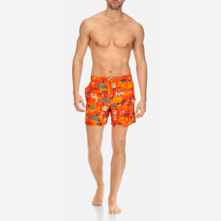 Uomo Ricamati Ricamato - Costume da bagno uomo stampato e ricamato Sea Sex and Fun - Edizione limitata, Mandarino cinese frontworn Uomo Ricamati Ricamato - Costume da bagno uomo stampato e ricamato Sea Sex and Fun - Edizione limitata, Mandarino cinese frontworn