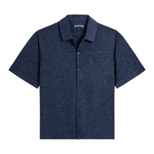 Men Others Solid - Unisex Linen Shirt Solid, 371 front Men Others Solid - Unisex Linen Shirt Solid, 371 front