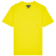 Men Others Solid - Men Organic Cotton T-Shirt Solid, Lemon front view