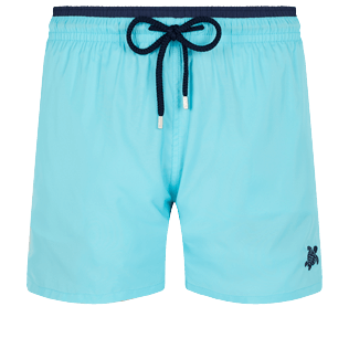 Men Ultra-light classique Solid - Men Swimwear Solid Bicolore, Lazulii blue front view