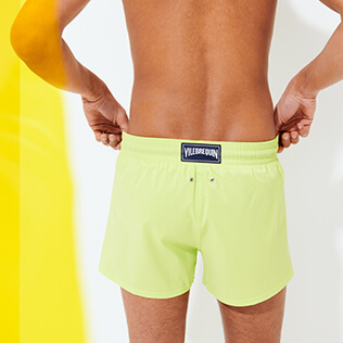 Homme CLASSIQUE COURT Uni - Maillot de bain homme Stretch Court uni, Coriandre supp1 Homme CLASSIQUE COURT Uni - Maillot de bain homme Stretch Court uni, Coriandre supp1