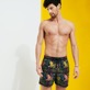Men Embroidered Swim Shorts Octopussy - Limited Edition Navy front worn view