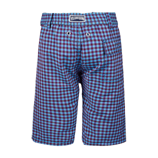 Bambino Altri Grafico - Bermuda a sigaretta bambino Carreaux, Amaranto back Bambino Altri Grafico - Bermuda a sigaretta bambino Carreaux, Amaranto back
