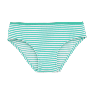 Girls Others Graphic - Striped Terry Bikini bottom, Lagoon front Girls Others Graphic - Striped Terry Bikini bottom, Lagoon front
