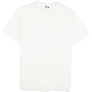 Hombre Autros Liso - Camiseta en punto de algodón Pima liso para hombre, Blanco back Hombre Autros Liso - Camiseta en punto de algodón Pima liso para hombre, Blanco back