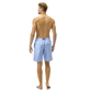 Men Long classic Solid - Men Swimwear Long solid, Sky blue back worn view