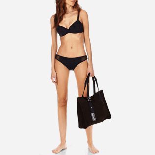 Mujer Braguitas Liso - Braguitas de bikini de talle alto liso Net para mujer, Negro supp3 Mujer Braguitas Liso - Braguitas de bikini de talle alto liso Net para mujer, Negro supp3