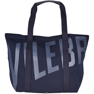 Bags Printed - Neoprene Canvas beach bag, Navy front Bags Printed - Neoprene Canvas beach bag, Navy front