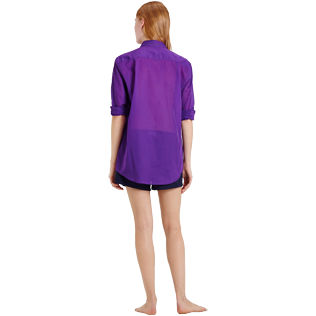 Andere Uni - Unisex Solid Hemd aus Baumwollschleier, Pflaume supp6 Andere Uni - Unisex Solid Hemd aus Baumwollschleier, Pflaume supp6