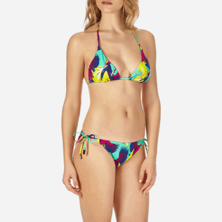 Women Bottoms Printed - Women Bikini Bottom Birds of Paradise, Veronese green supp1 Women Bottoms Printed - Women Bikini Bottom Birds of Paradise, Veronese green supp1