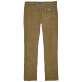 Uomo Altri Unita - Pantaloni uomo in lino Natural Dye, Scrub vista posteriore